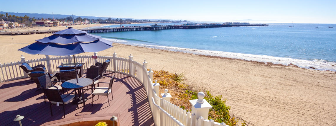 Sea & Sand Inn overlooking Wharf